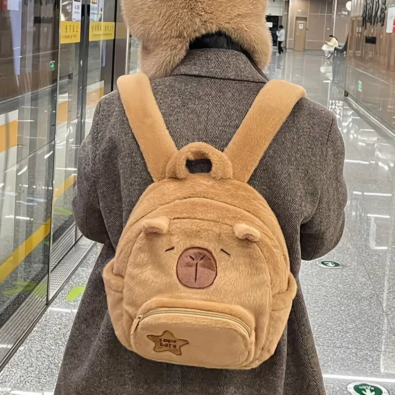 Sac à Dos Enfant Ours en Peluche – Cartable Doux et Mignon pour Maternelle