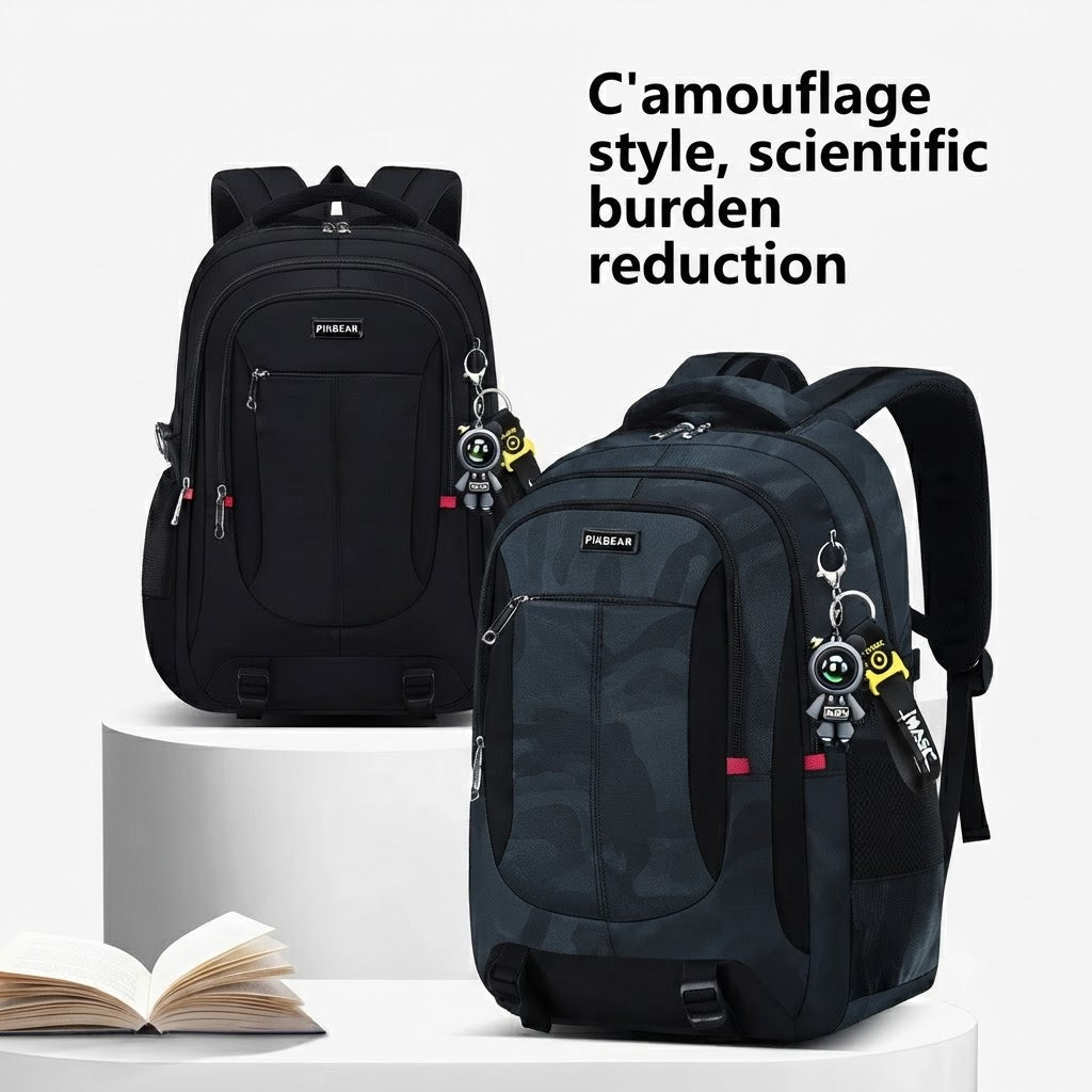 Sac à Dos Scolaire Ergonomique — Compartiment Ordinateur Rembourré