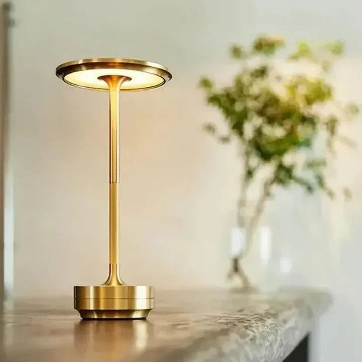 Lampe de table sans fil – Lampe de bureau étanche à intensité variable et rechargeable