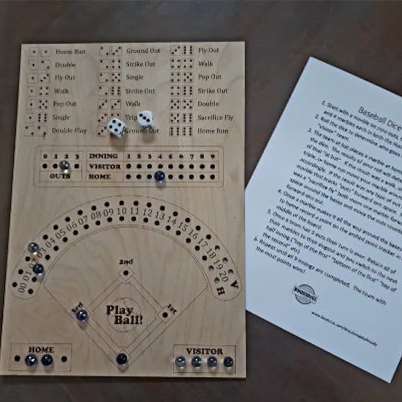Jeu de dés pour le baseball – jeu de stratégie pour 2 à 4 joueurs