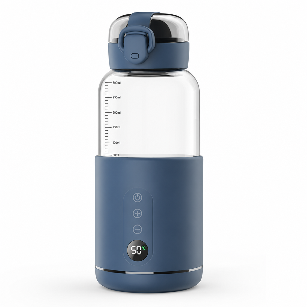 Chauffe-biberon nomade rechargeable USB avec écran LED