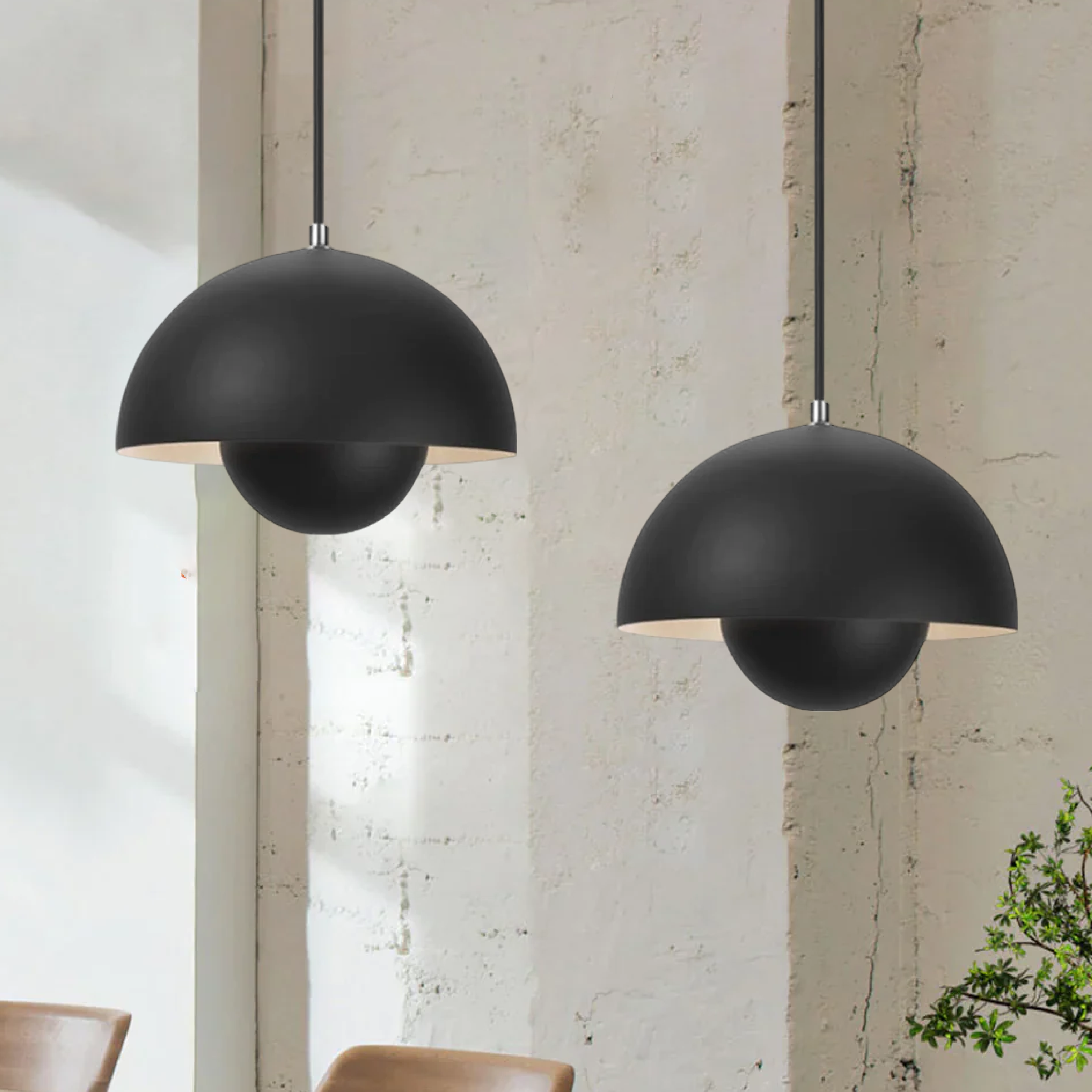 Lampe à suspension Keuken Kookeiland Bloempot Scandinavisch Ø 23 cm E26 Kleurrijk Verstelbaar Moderne | Sansotis