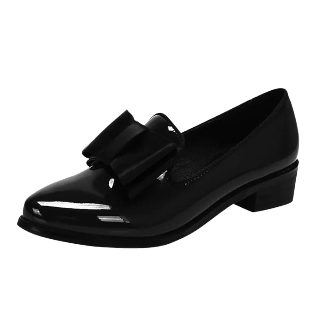 Mocassins pointus en Cuir Verni | Confort Stylé, Chic et Moderne