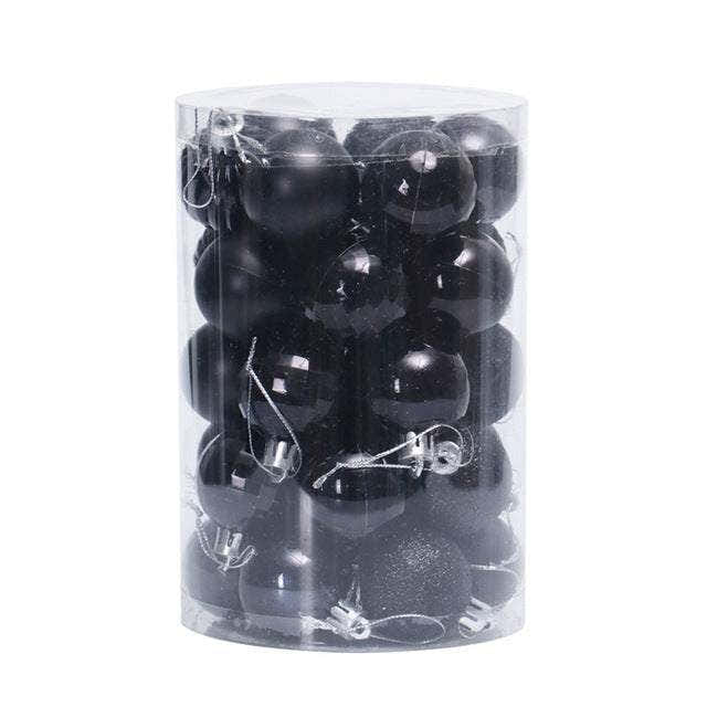Ensemble de 34 boules de Noël 4 cm Décorations de Noël