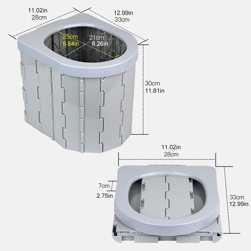 Toilette portable pour le camping | Solution hygiénique pour l'extérieur