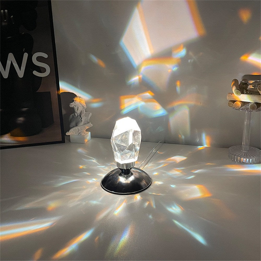 Lampe de chevet en cristal