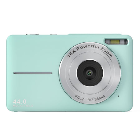 Appareil photo numérique portable 44 MP 1080p avec zoom 16×, écran LCD 2,4 pouces, batterie rechargeable, compact et léger pour réaliser des vlogs