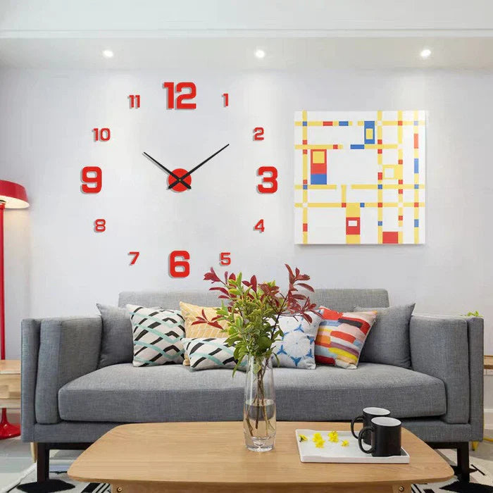 Horloge murale design au design artistique unique – Silencieuse et décorative pour chaque intérieur | Sansotis