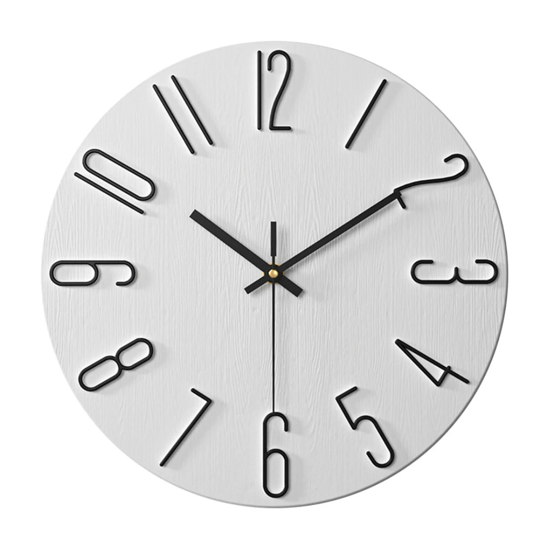 Horloge murale Noble – Horloge moderne et silencieuse pour le salon