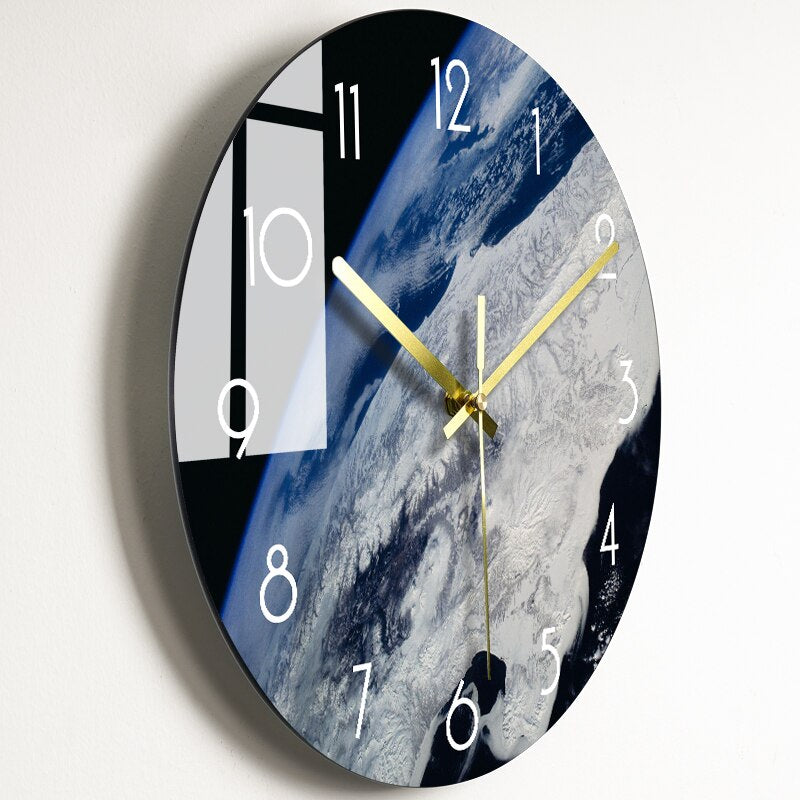 Horloge murale en verre classique pour une vie élégante