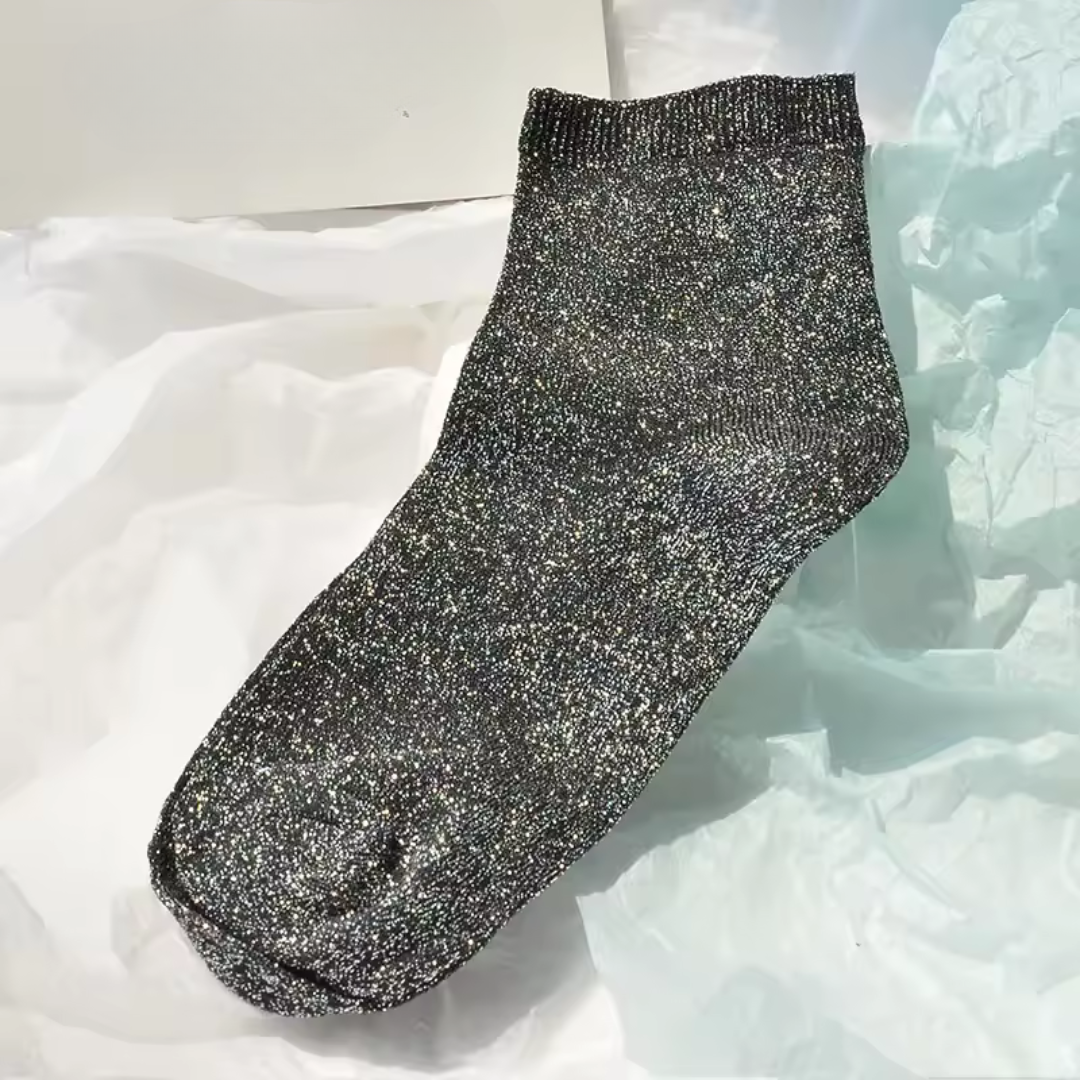 Chaussettes à Paillettes – Élégance, Confort et Style Japonais pour un Été Lumineux