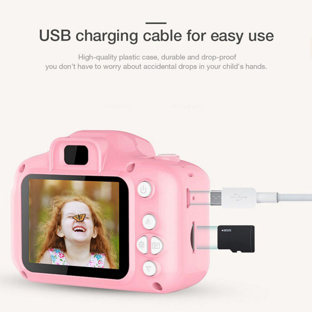 Appareil photo numérique compact pour enfants, rétro, capteur 13 mégapixels, vidéo Full HD 1920×1080, écran LCD IPS 2,0 pouces