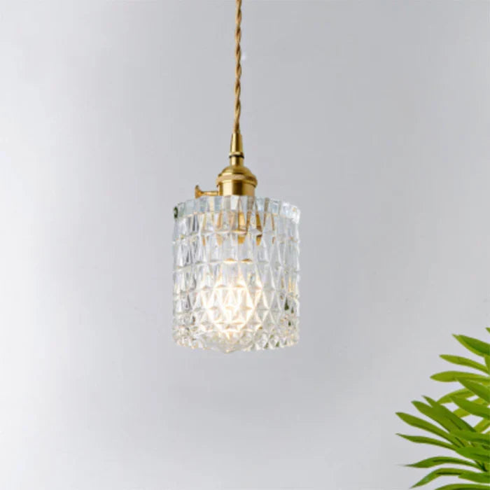 Lampe à suspension en verre - OpulentGlow