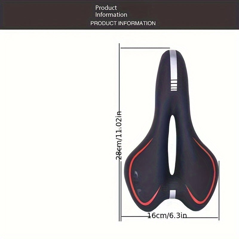 Selle de vélo confortable avec un design ergonomique et respirant
