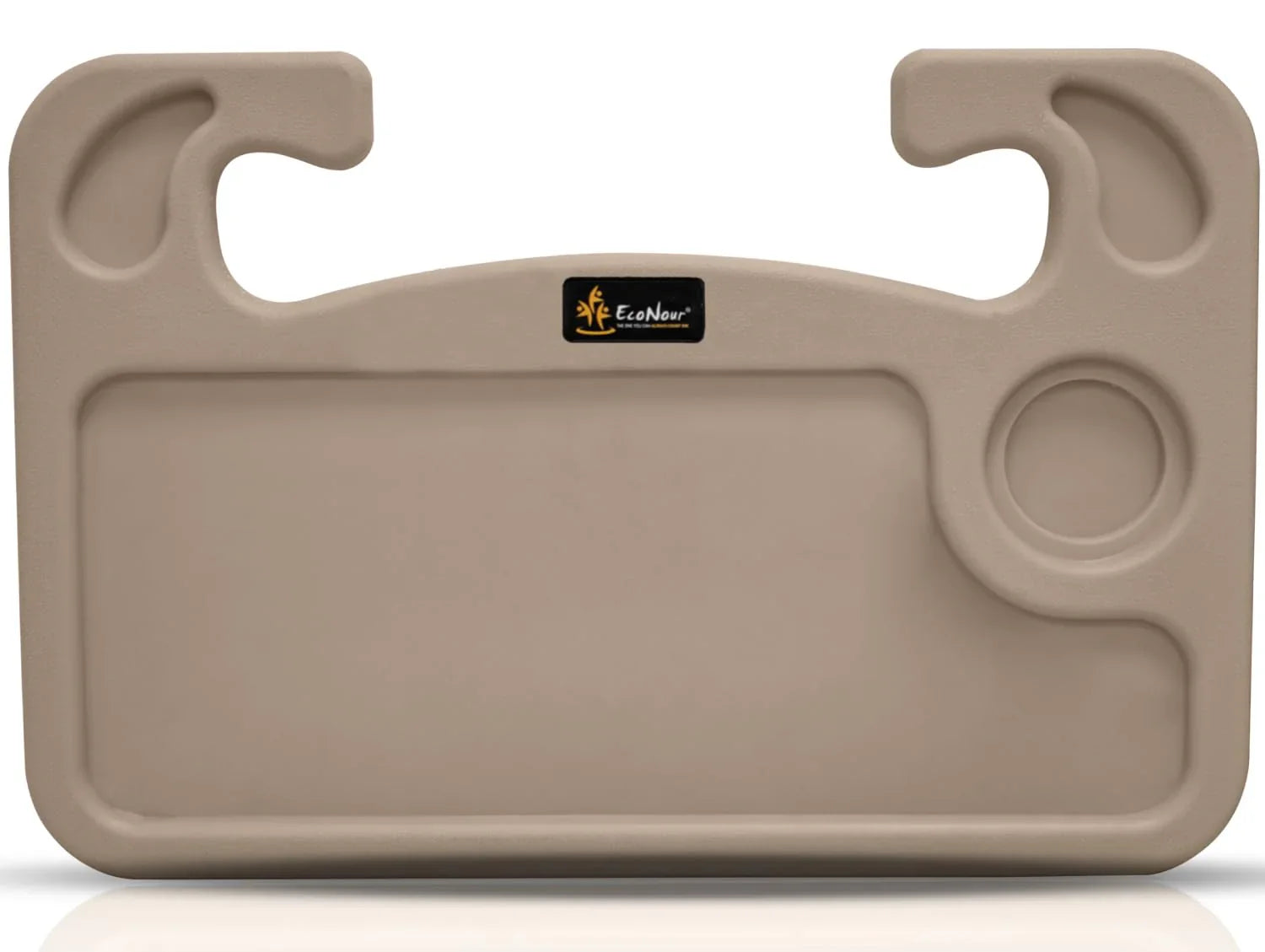 Narsago Bureau de Voiture 2 en 1 – Plateau de Volant pour Ordinateur Portable avec Porte-Stylo | Plateau Repas avec Porte-Gobelet | Accessoire de Voyage Polyvalent pour Voiture