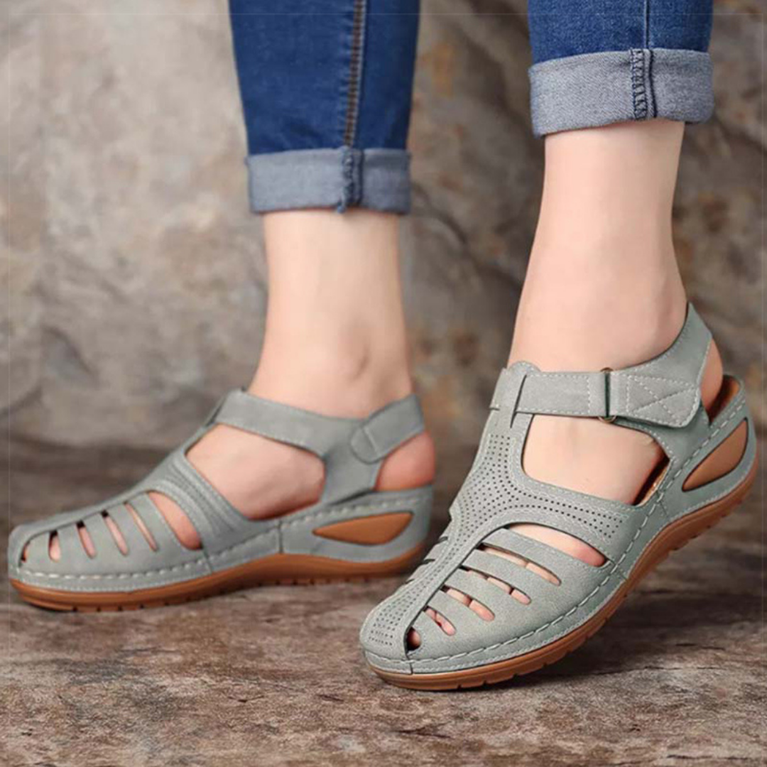 Sadoper Sandales Rétro pour Femme | Élégance Classique et Confort Moderne