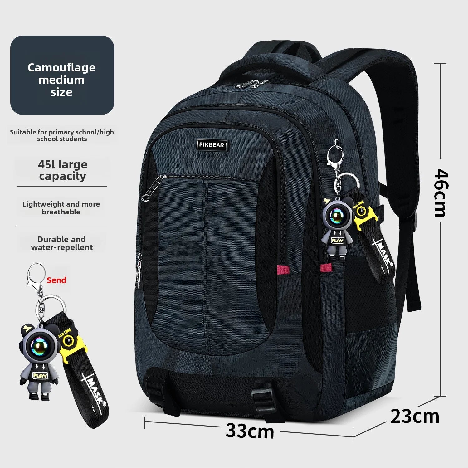 Sac à Dos Scolaire Ergonomique — Compartiment Ordinateur Rembourré