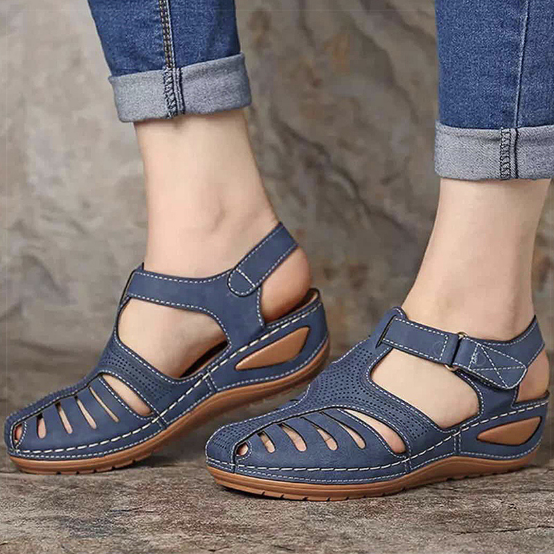 Sadoper Sandales Rétro pour Femme | Élégance Classique et Confort Moderne