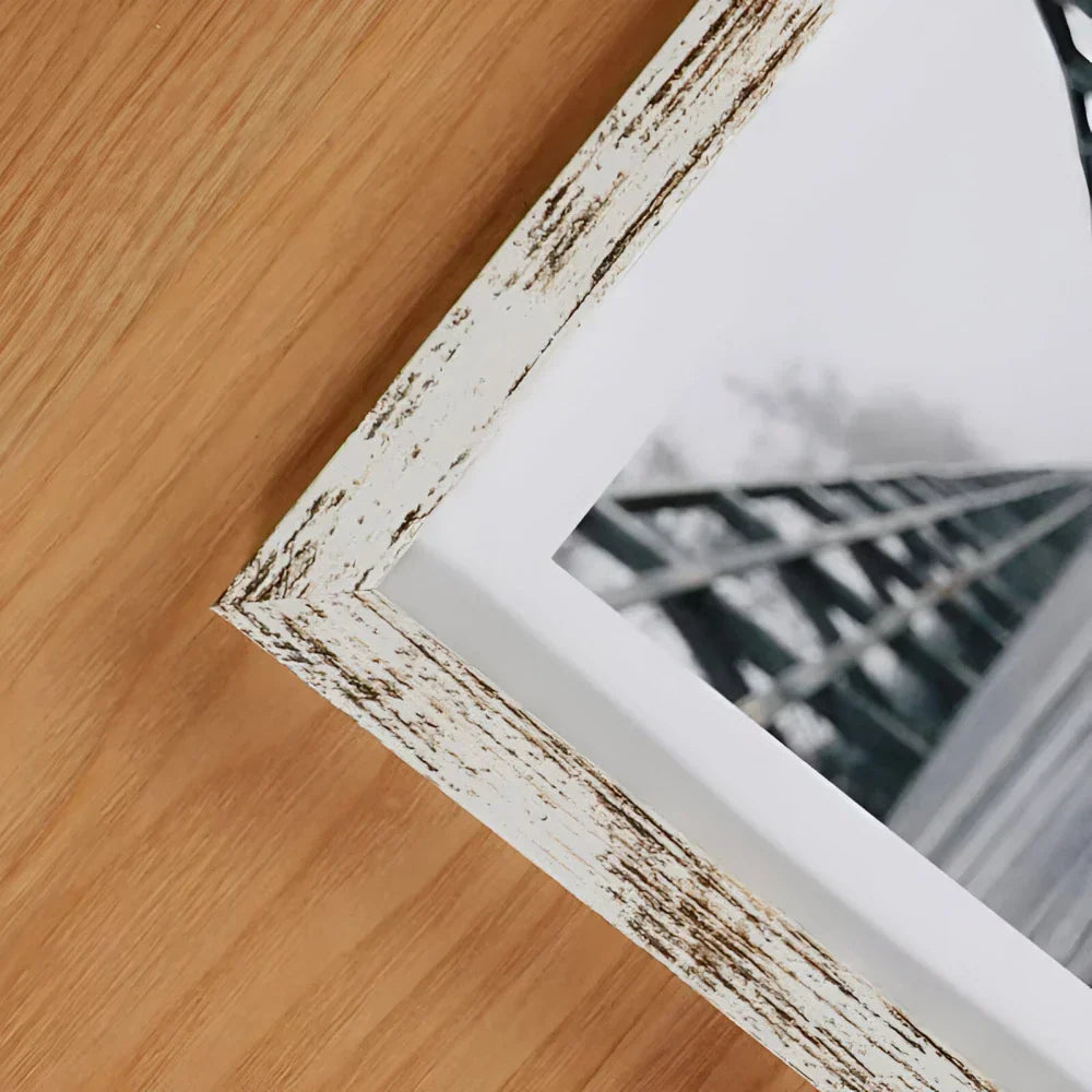 Cadre photo en bois à suspendre au mur et à présenter sur une table