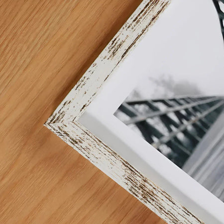 Cadre photo en bois à suspendre au mur et à présenter sur une table