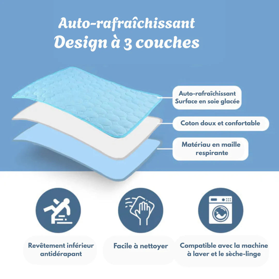 CalmPet™ | Tapis de Refroidissement Intelligent pour Animaux