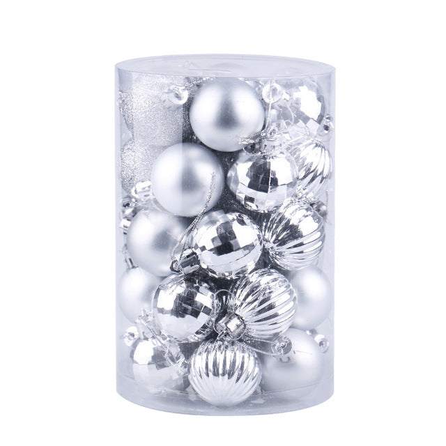 Ensemble de 34 boules de Noël 4 cm Décorations de Noël