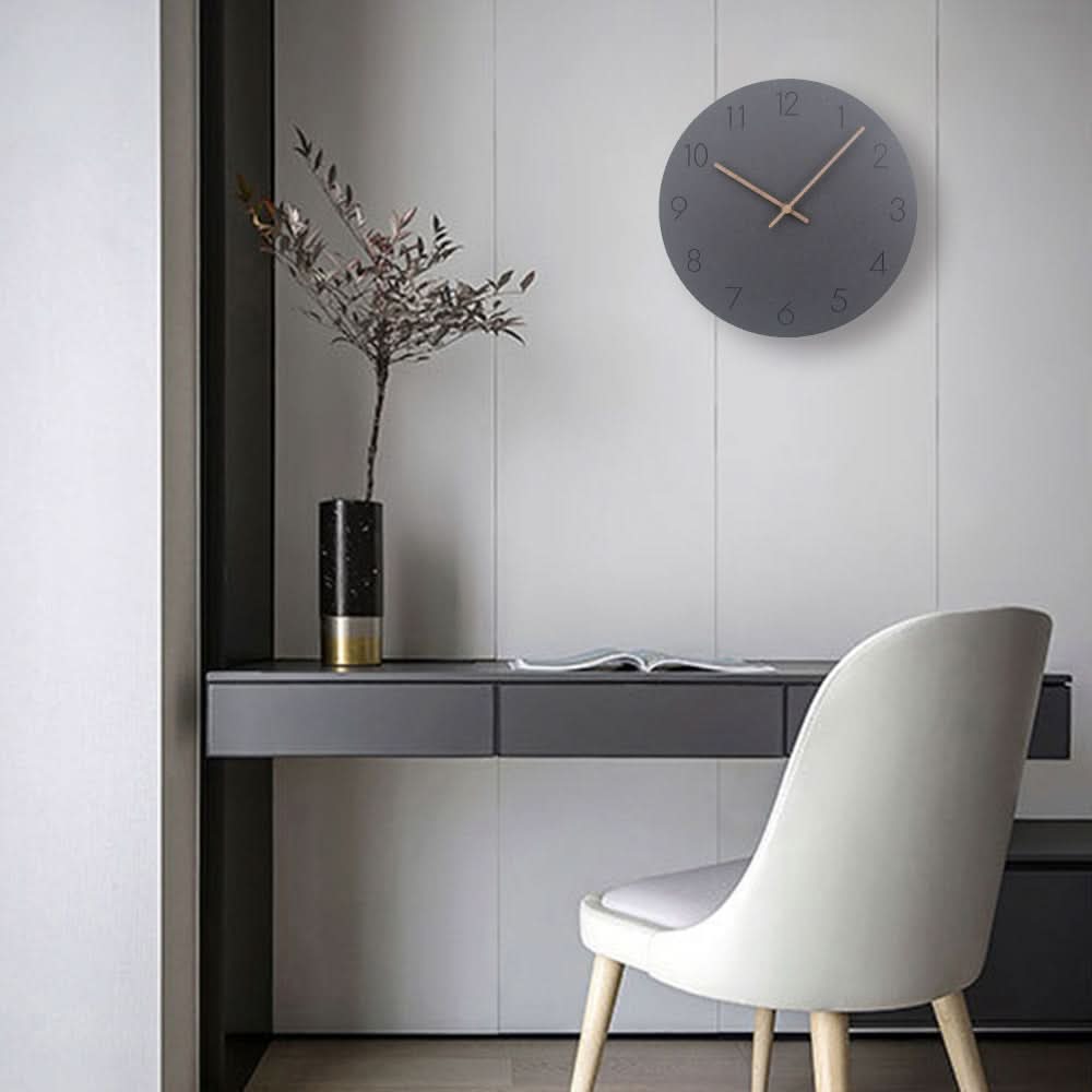 Élégance tranquille | Horloge murale NordicStyle – horloge murale intemporelle au design scandinave