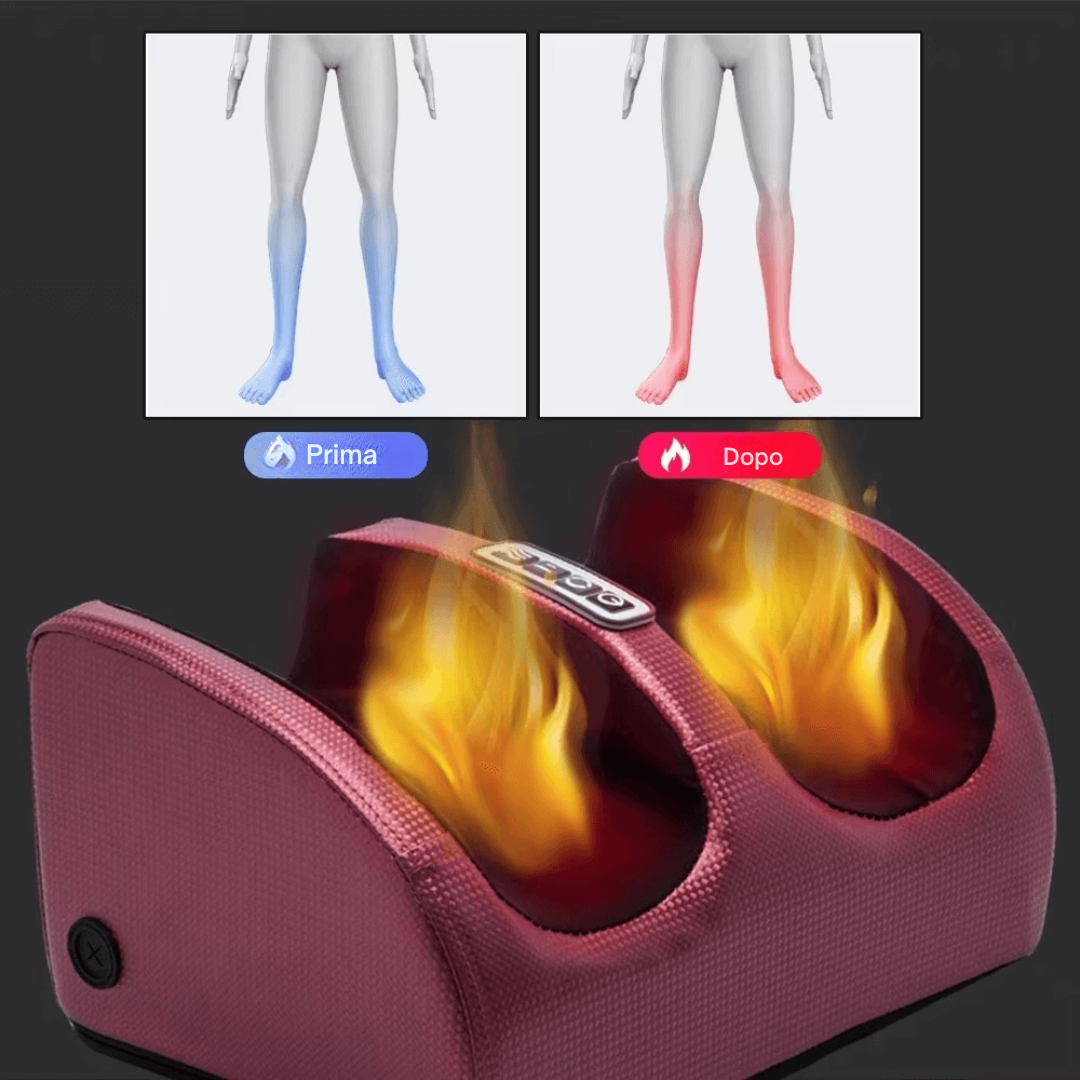 Masseur électrique pour les pieds 3D Shiatsu chauffant