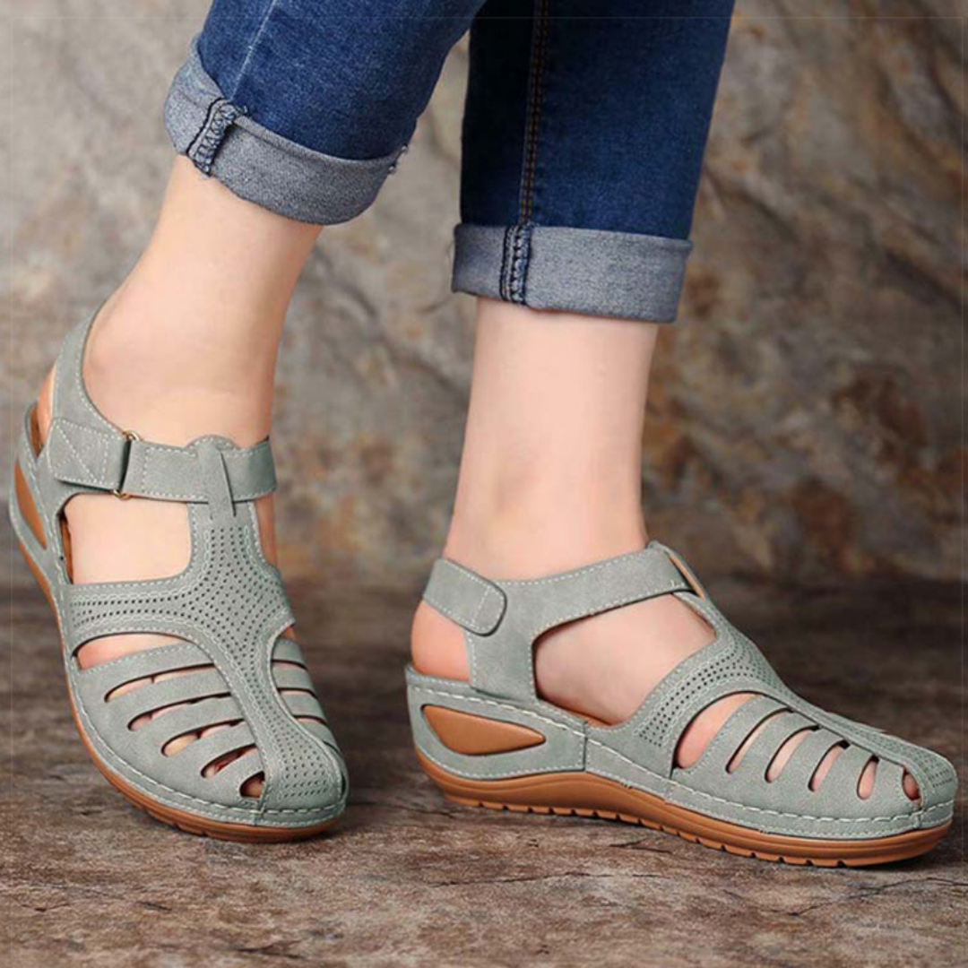 Sadoper Sandales Rétro pour Femme | Élégance Classique et Confort Moderne