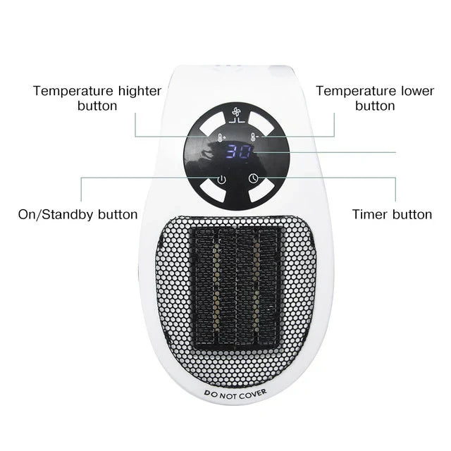 Mini radiateur électrique portable 500 W