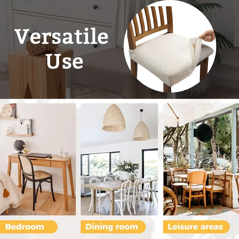 Scanto | Housse de chaise Jacquard imperméable! Durable, élégant et facile à nettoyer