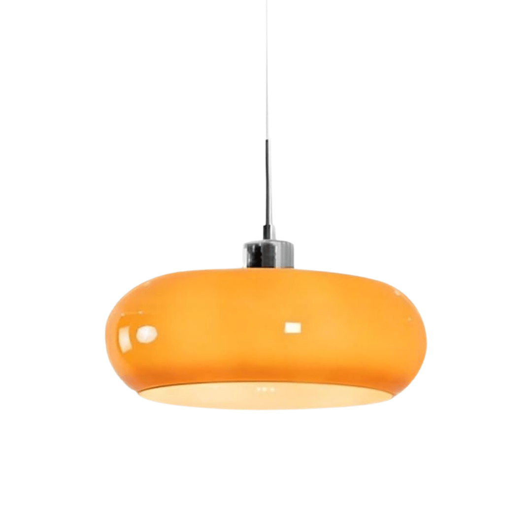 Lampe à suspension en verre de style Bauhaus, style nordique rétro
