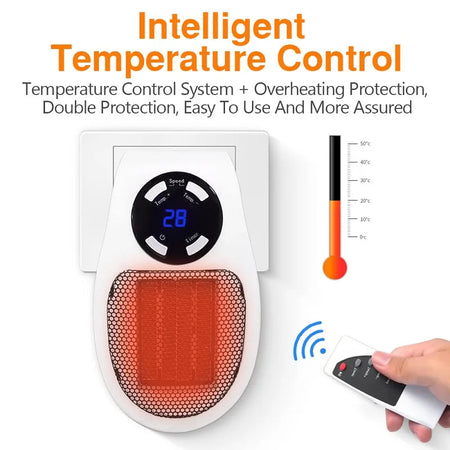 Chauffage électrique portable - Toujours une température chaude partout | Élévateur à bol