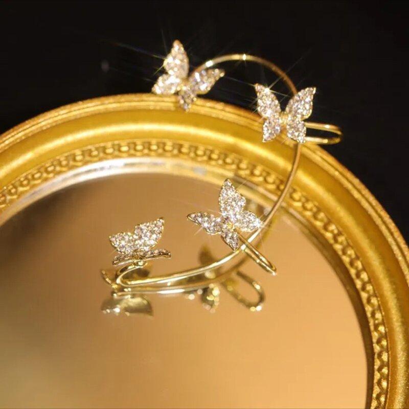 Boucles d'oreilles en zircon brillant