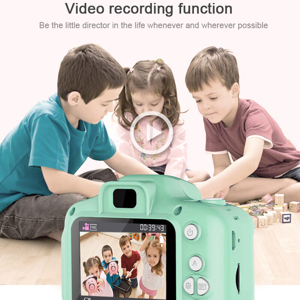 Appareil photo numérique compact pour enfants, rétro, capteur 13 mégapixels, vidéo Full HD 1920×1080, écran LCD IPS 2,0 pouces