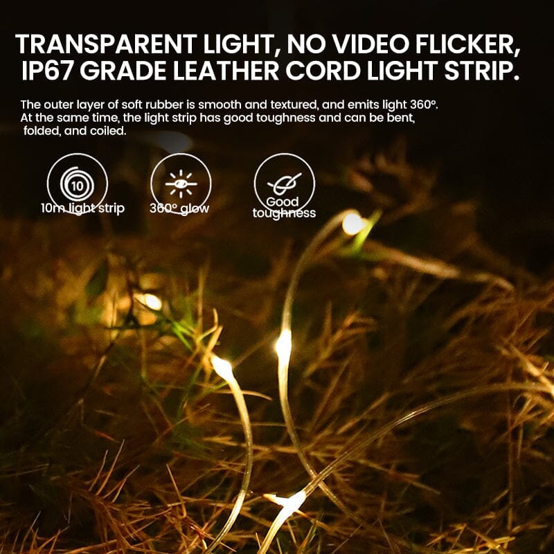 Guirlandes lumineuses imperméables extérieures portables