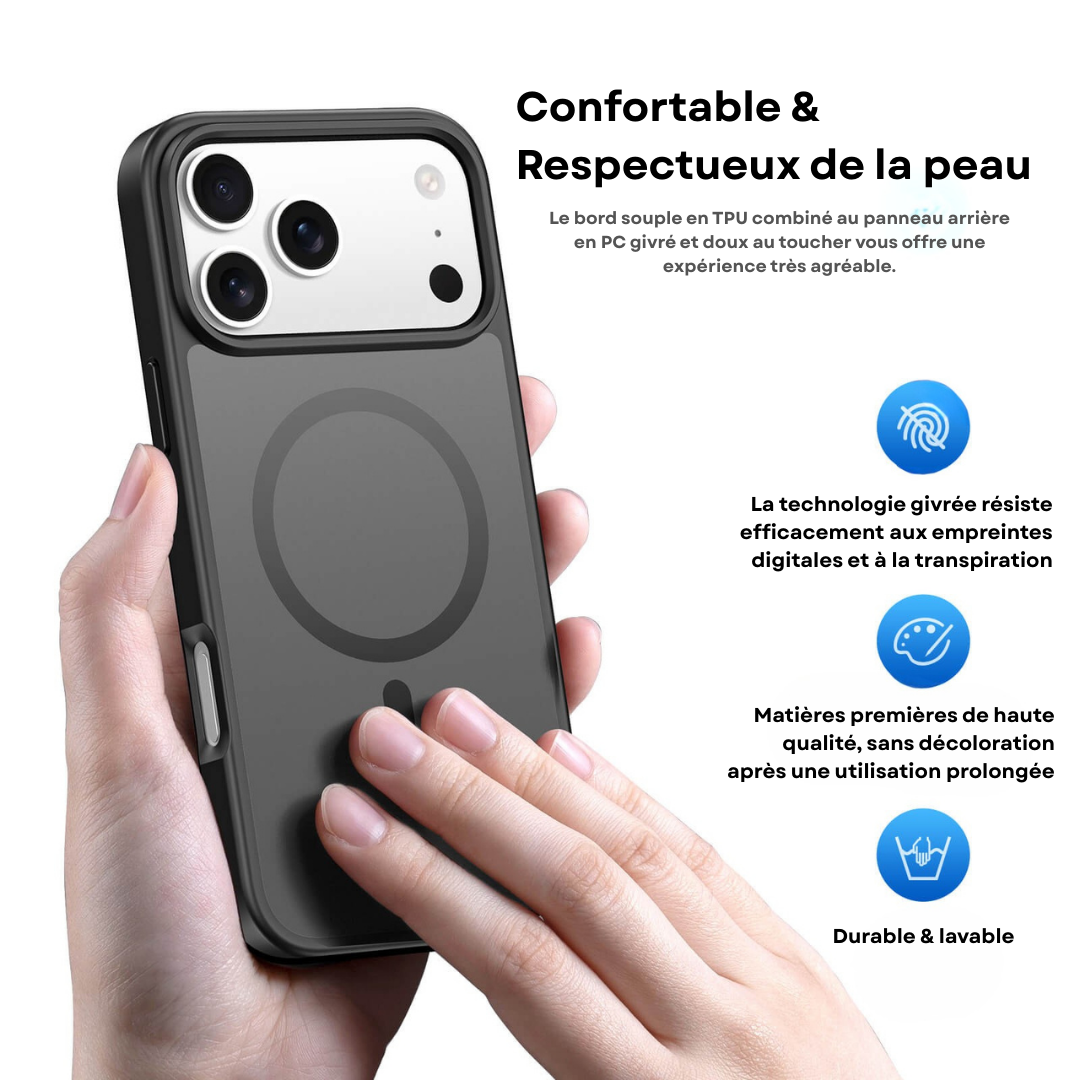 Coque Premium iPhone 17 MagSafe – Protection Fine & Robuste