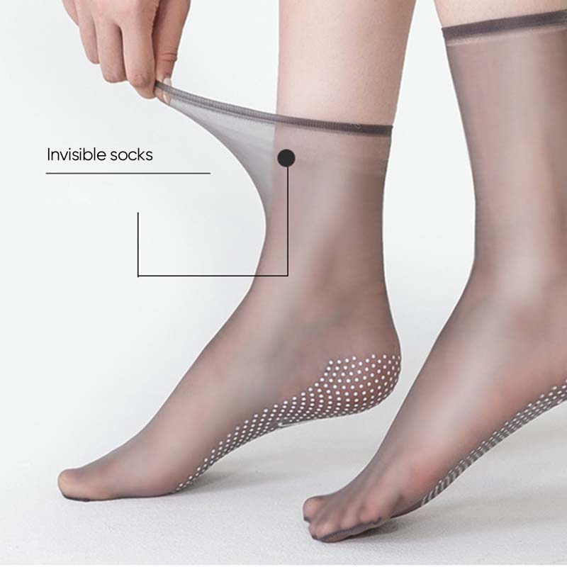 Chaussettes invisibles antidérapantes | Confortables pour un usage quotidien