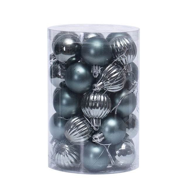 Ensemble de 34 boules de Noël 4 cm Décorations de Noël