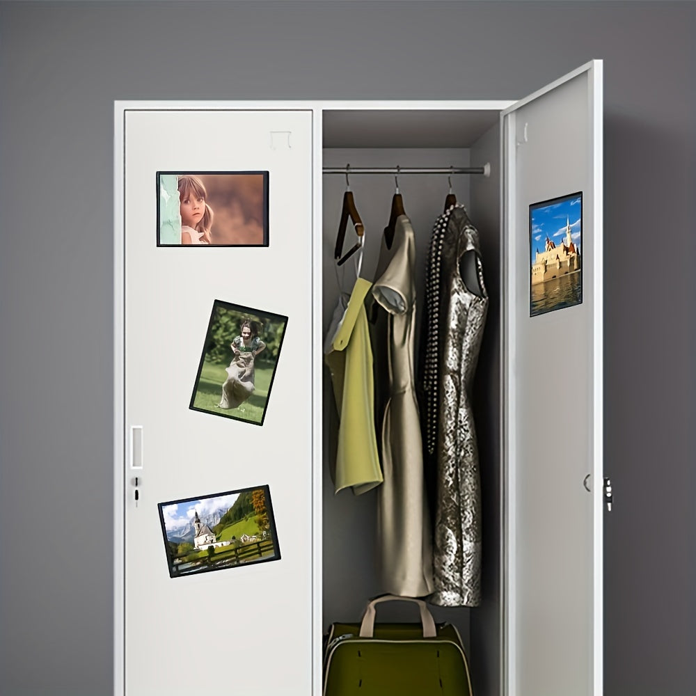 Ensemble de cadres photo magnétiques | Présentoir de style Art Déco