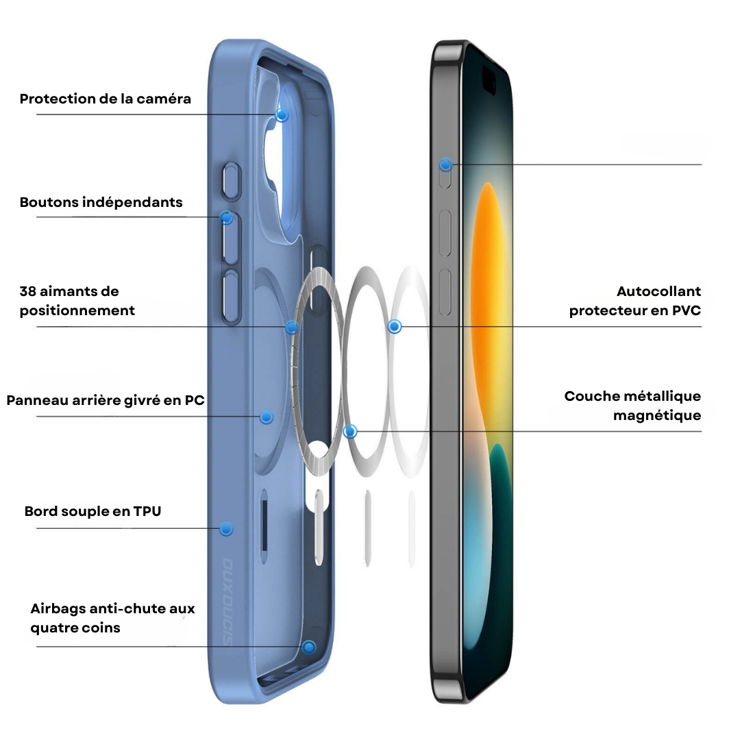 Coque Premium iPhone 17 MagSafe – Protection Fine & Robuste