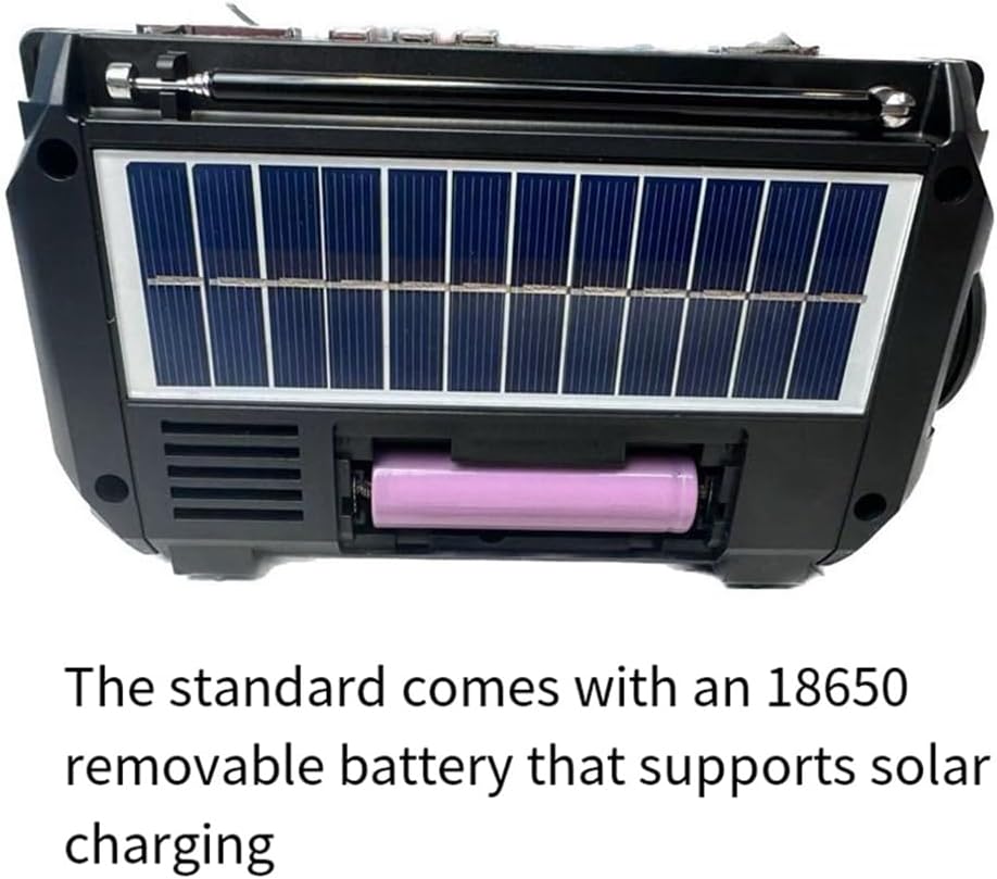 Radio d'urgence avec dynamo et panneau solaire pour une communication et un éclairage fiables