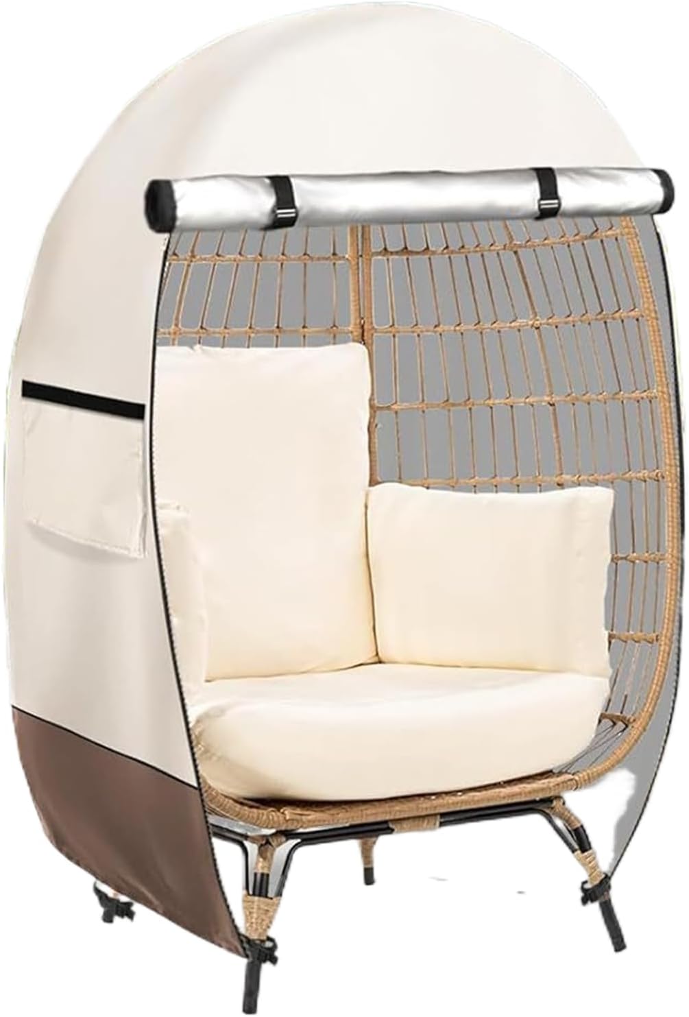 Housse de chaise oeuf imperméable avec double fermeture éclair – Solara
