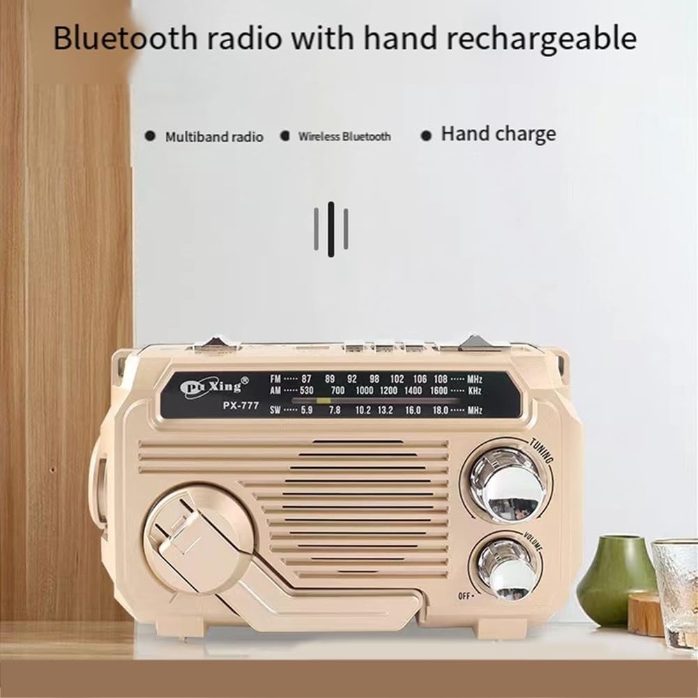 Radio d'urgence avec dynamo et panneau solaire pour une communication et un éclairage fiables