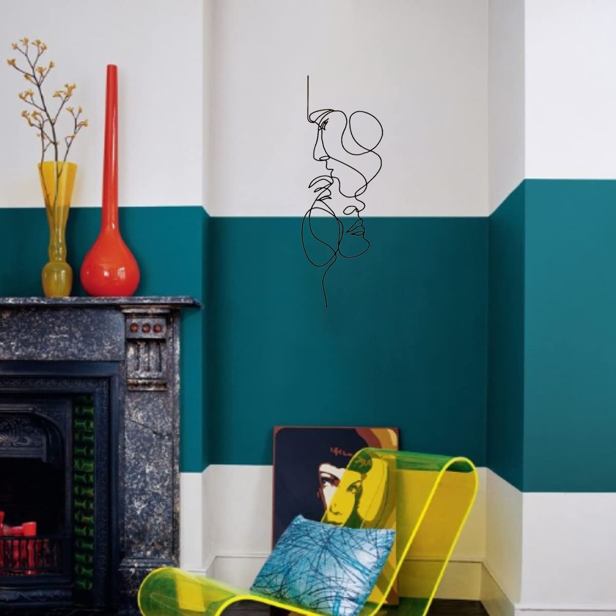 Décoration murale moderne en métal 3D pour votre maison