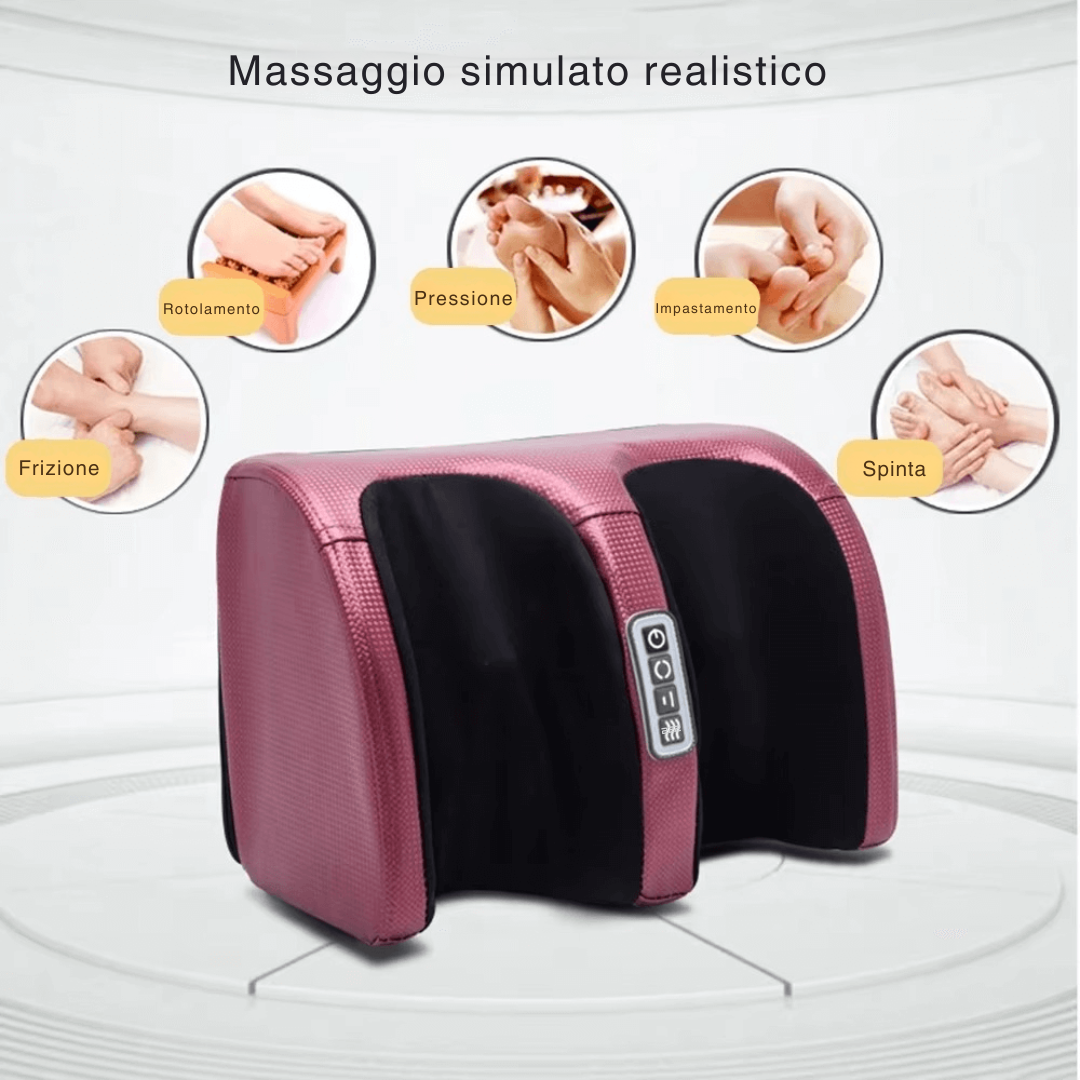 Masseur électrique pour les pieds 3D Shiatsu chauffant