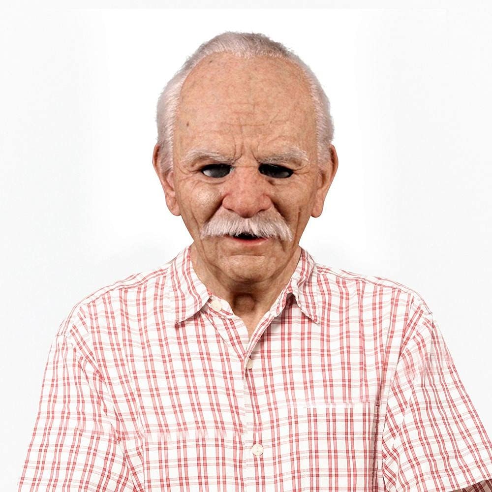 Masques pour personnes âgées en silicone ultra-réalistes – Parfaits pour Halloween, les fêtes costumées et les représentations théâtrales