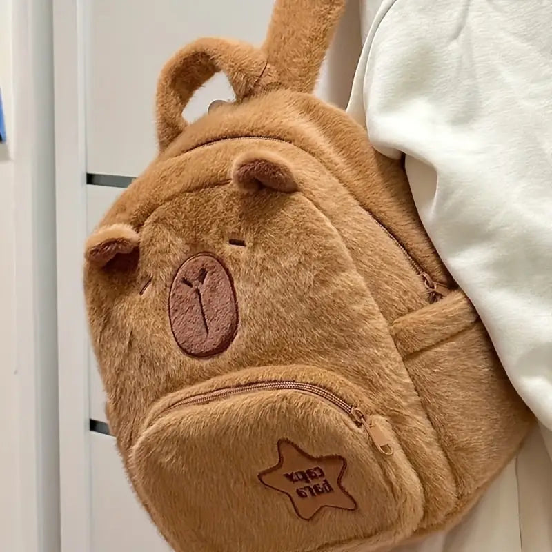 Sac à Dos Enfant Ours en Peluche – Cartable Doux et Mignon pour Maternelle