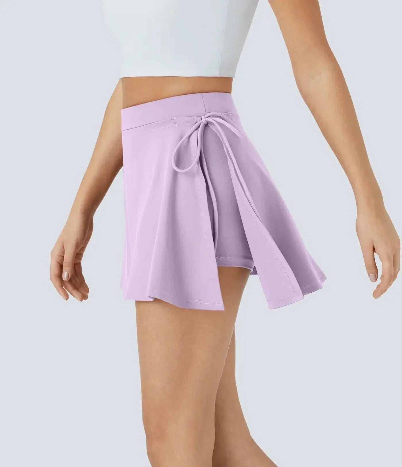 Minijupe 2-en-1 rafraîchissante pour femmes avec poches