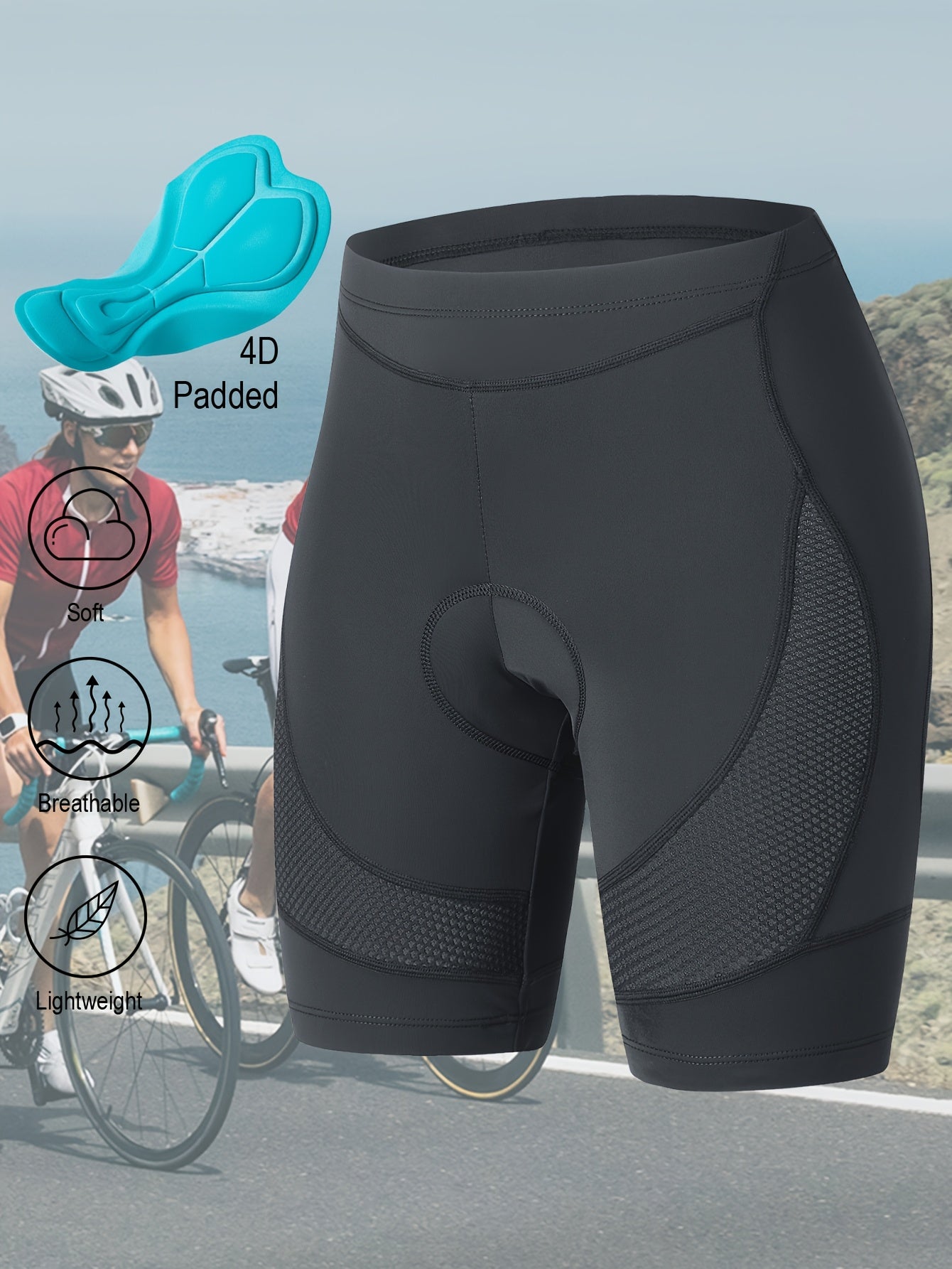 Pantalons de cyclisme pour femmes confortables avec rembourrage ergonomique et coupe stretch